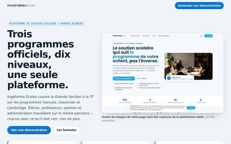 Plateforme en marque blanche multi-programmes